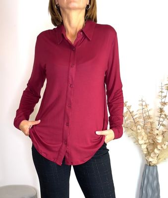 Camicia maglietta in jersey di viscosa Ragno